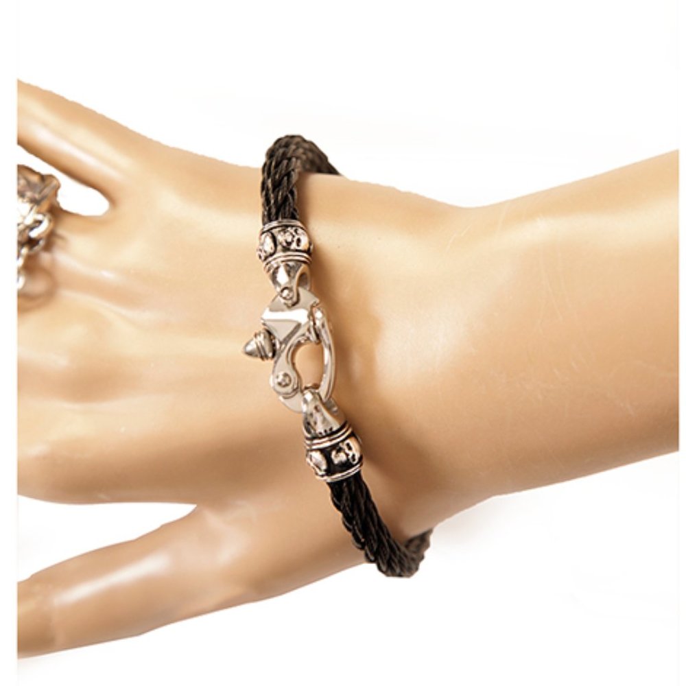 Vongola Steampunk Goth Skull Ring & Skull Bracelet - Picture 5 of 10